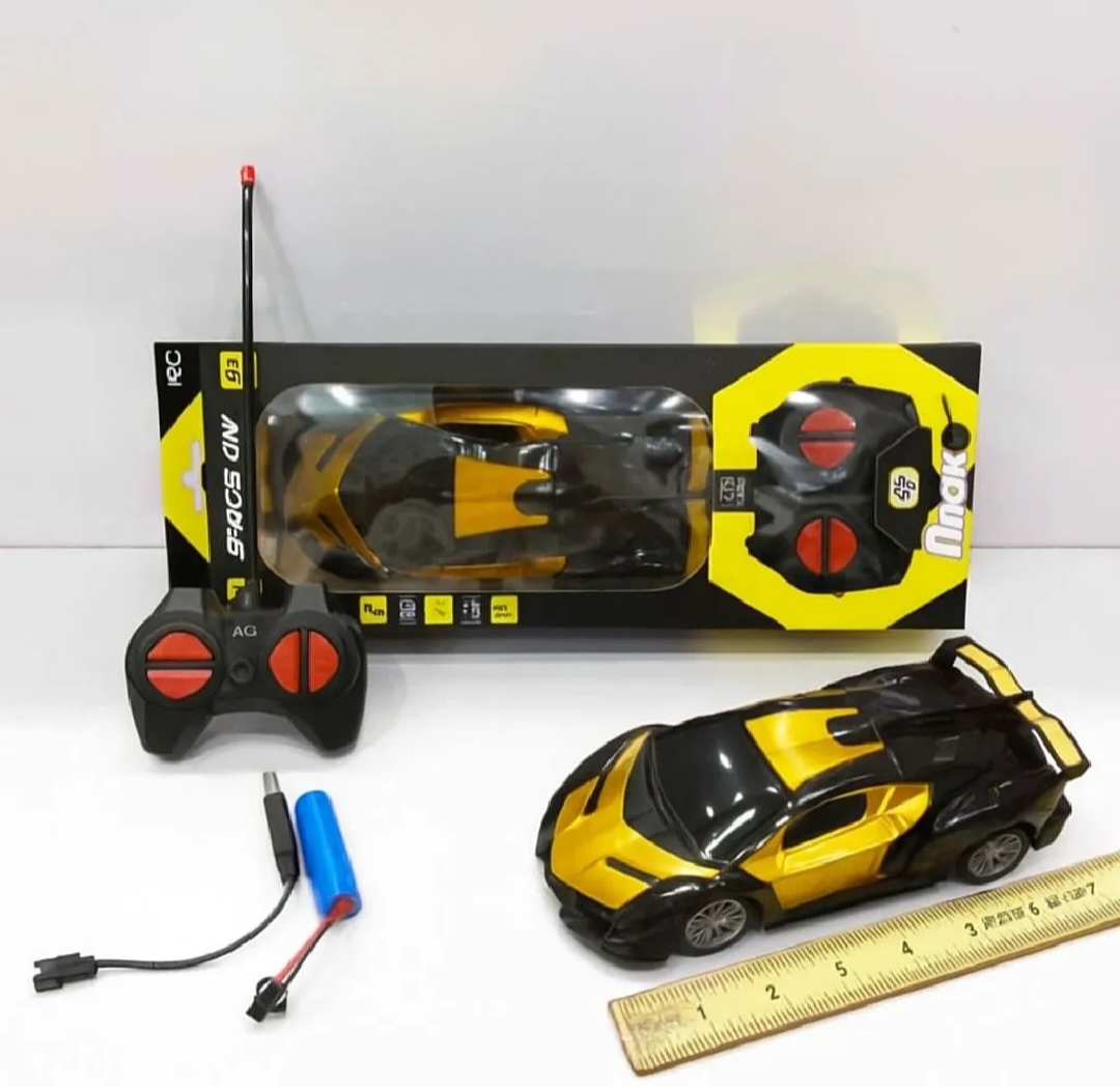 Speed Racing 1:20 RC Sports Car – Remote Control Drifting Model with Realistic Headlight & Exhaust Emulation, Rechargeable Battery & Cable, 2.4GHz Frequency for Smooth Control and High-Speed Performance. Perfect Gift Baby Birthdays, Kids Exams & Game Toy