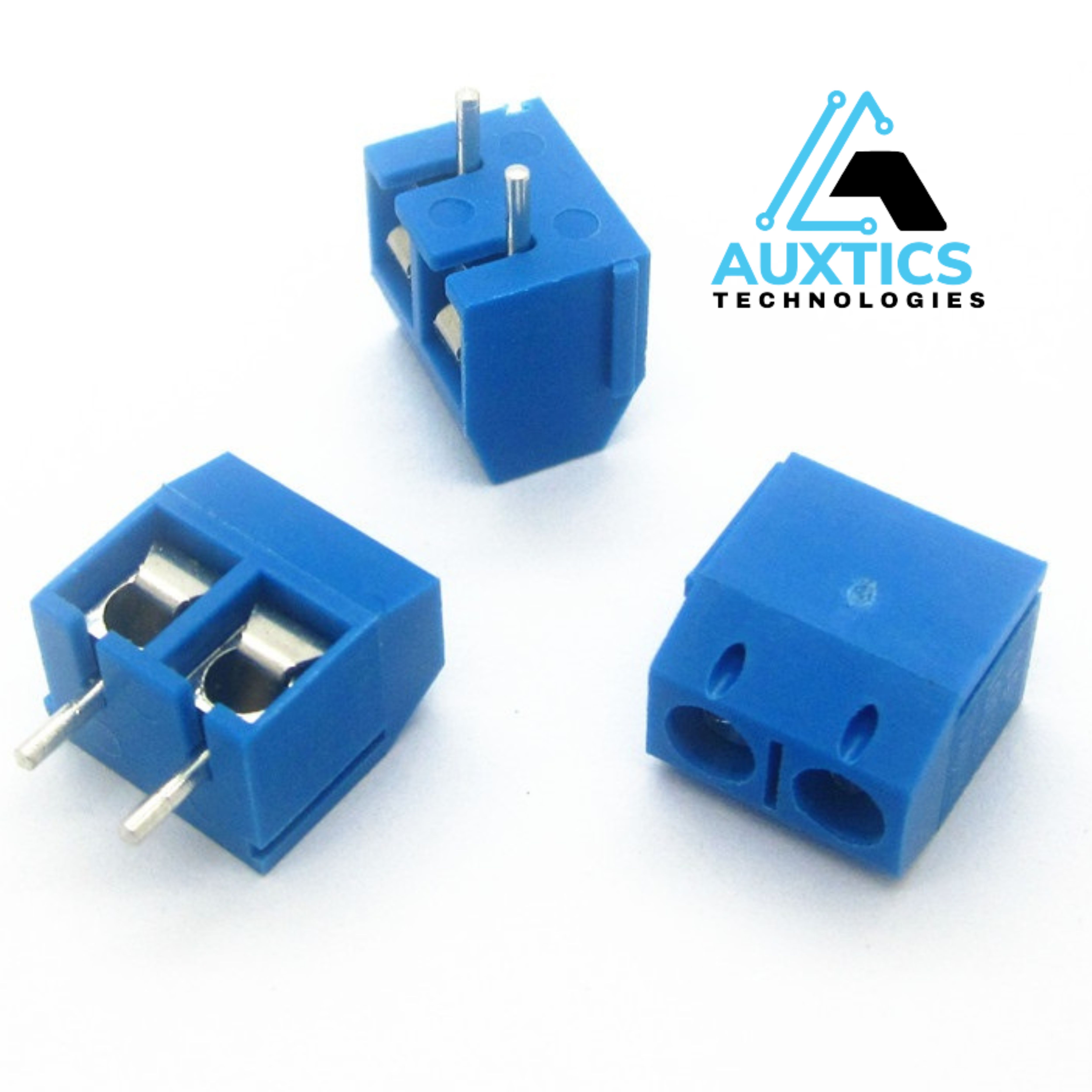 10 Pcs 2-Pin Screw Terminal Block Connector | PCB Mount | Secure ...