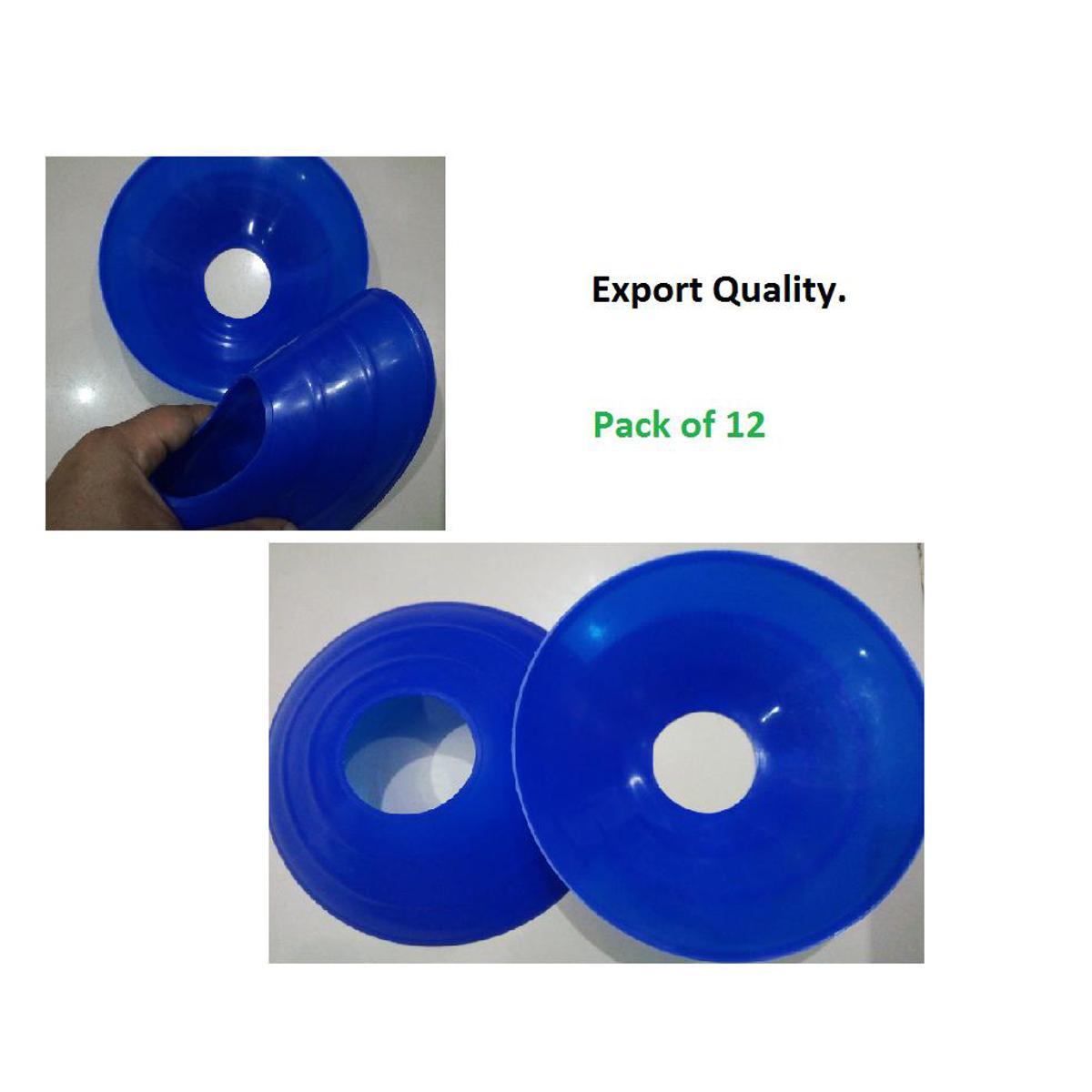football training marking 12 Pcs Football Training Cones Hockey road safety goal keeper shin space marking