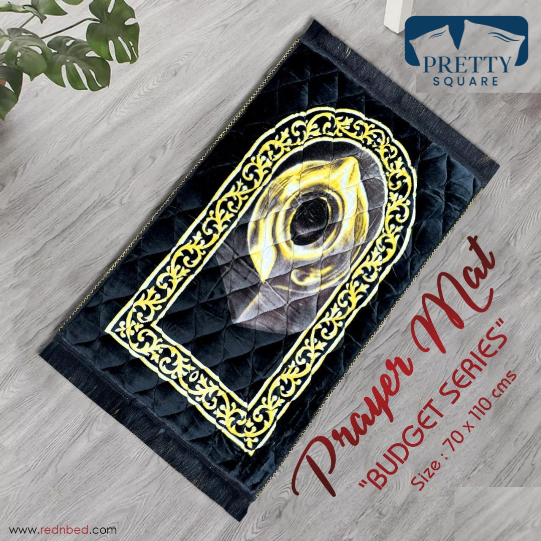 Muslim Prayer Rug Janamaz Prayer Mat Premium Orthopedic Foam Quilted ...
