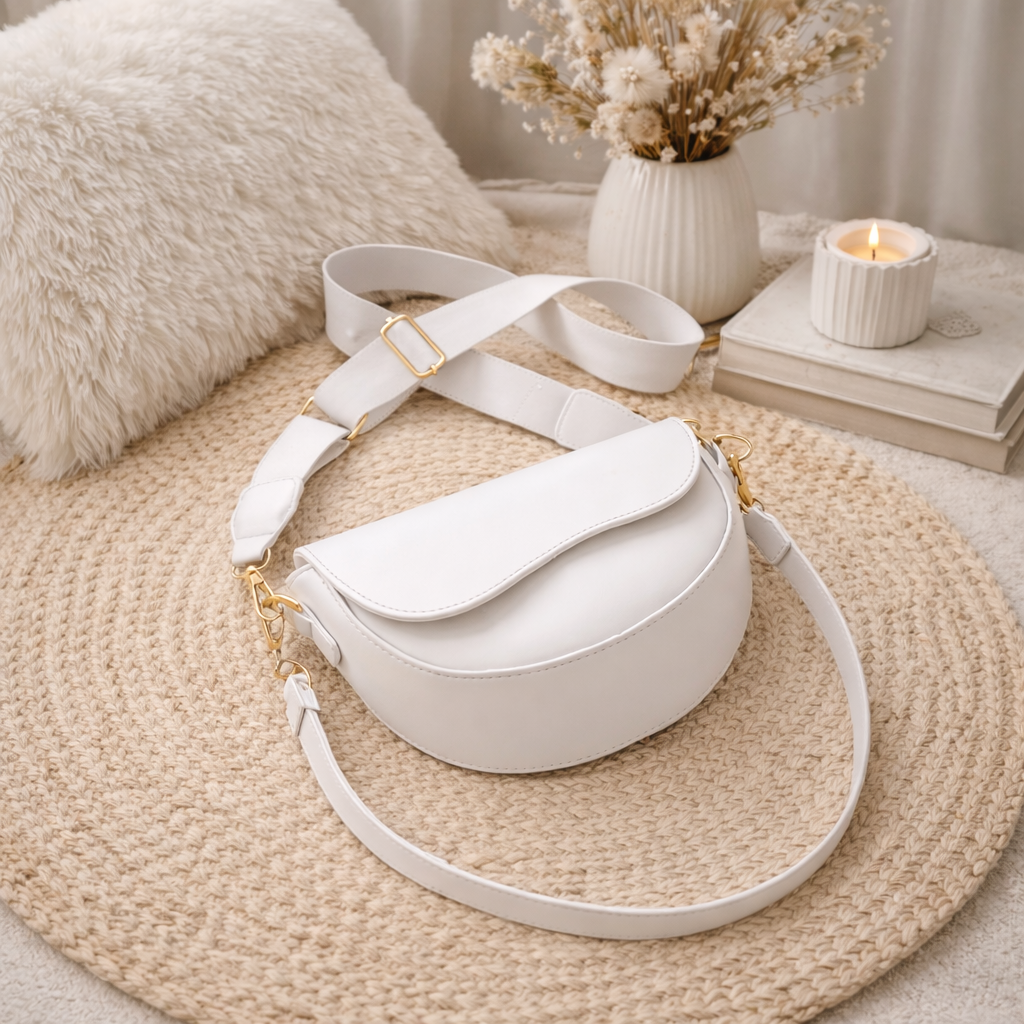 The Essence of Elegance – A Modern White Shoulder Bag That Defines Minimal Luxury ✨ This stunning white shoulder bag is the true definition of modern elegance and timeless charm. Designed for those who believe in simplicity with a touch of sophisticatio