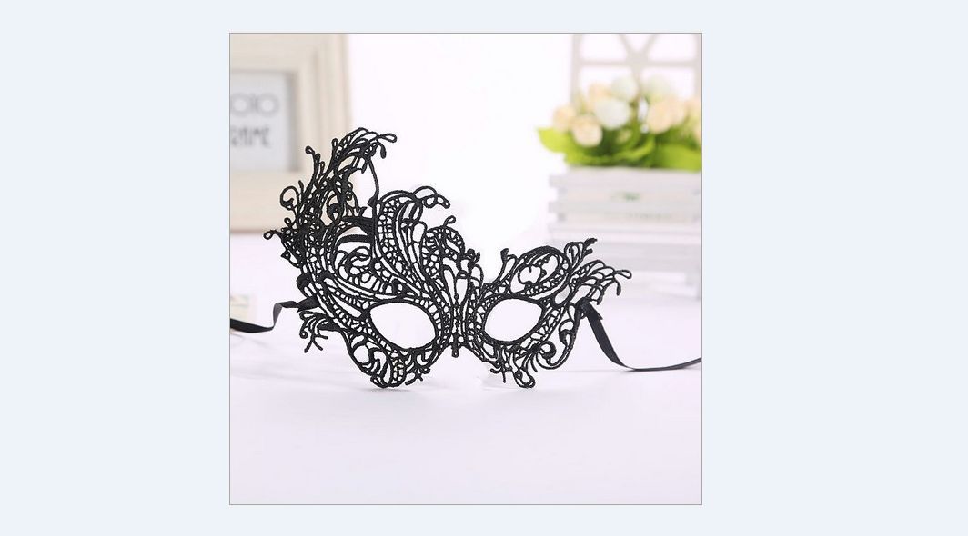 Women Black Lace Eye Face Mask Masquerade Party Ball Prom Halloween Costume