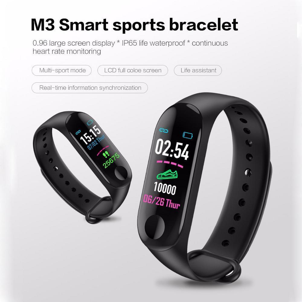 M3 Band Smart Watch Bluetooth Intelligence Health Smart Band Wrist Watch Monitor Smart Bracelet, Smart Band, Band