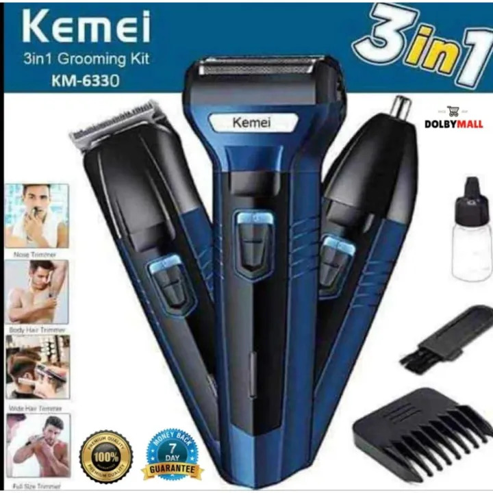 3 In 1 Rechargeable Hair Clipper Shaver - Image 1