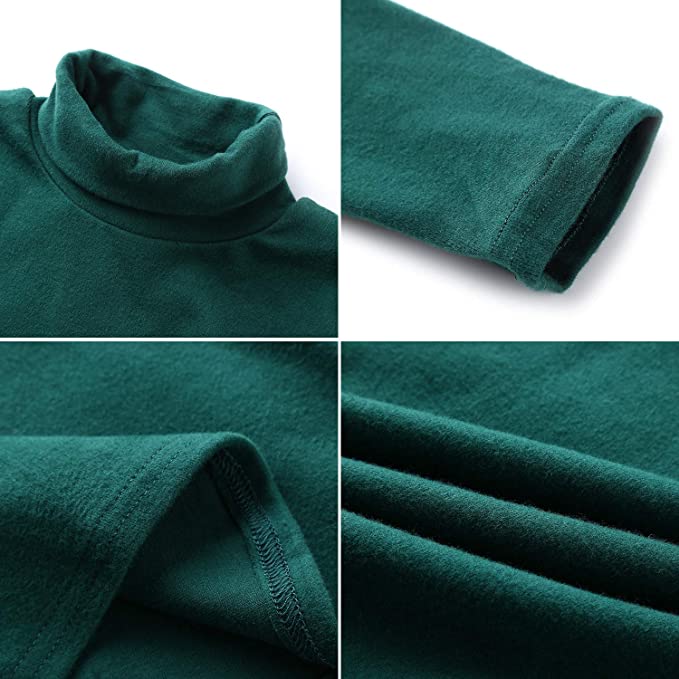 Export Quality Slim Fit Lightweight Long Sleeve High Neck for Men Winter - Turtle Neck Mens High Neck