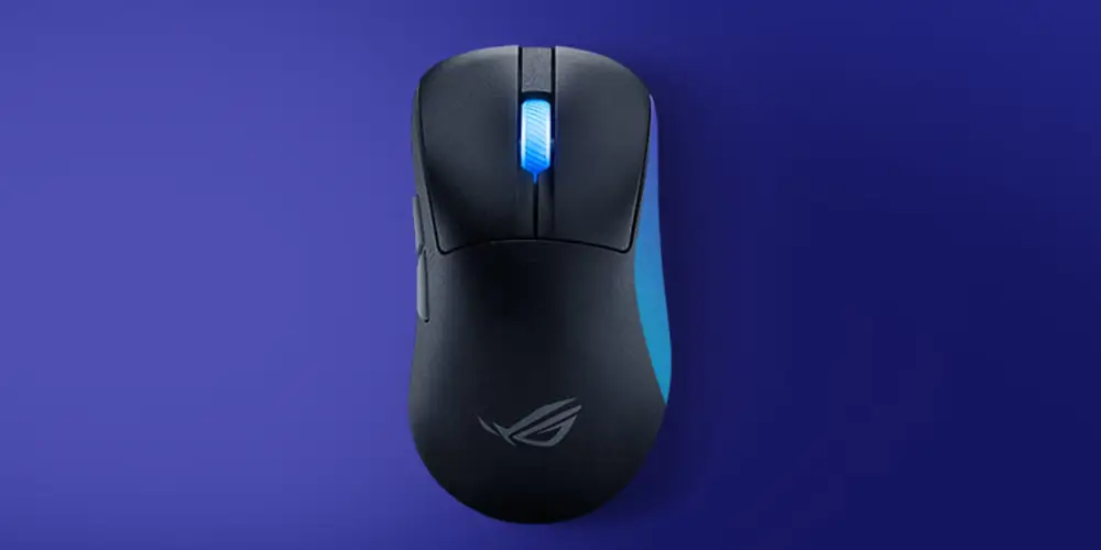 ASUS ROG Keris II Ace Wireless Gaming Mouse (P714) ultralight 54-gram ergonomic with 42,000-dpi ROG AimPoint Pro optical sensor, ROG Optical Micro Switches 20 d3a4bb2d7449587eb2525119be4bcff3