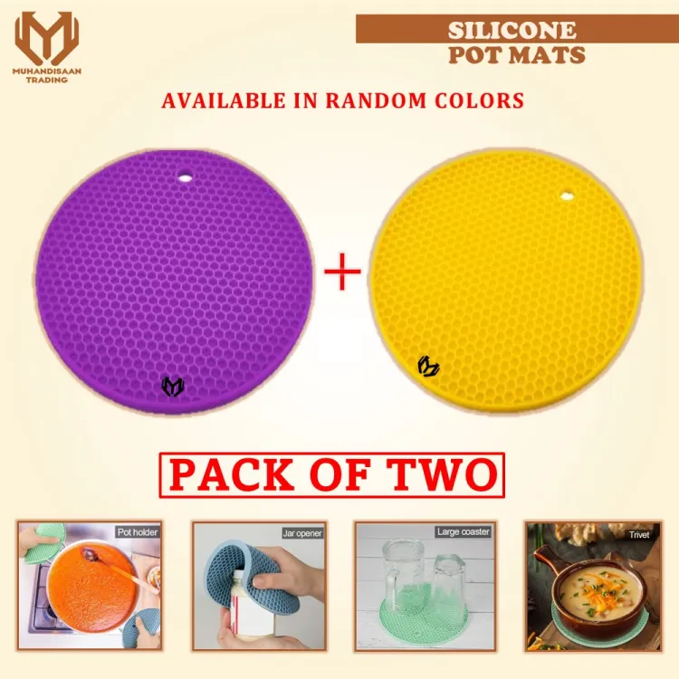 Heating Pad Multi Purpose Silicone Mat Silicone Pot Holders Silicone Mat Microwave Bowl Hot Pads Jar Gripper