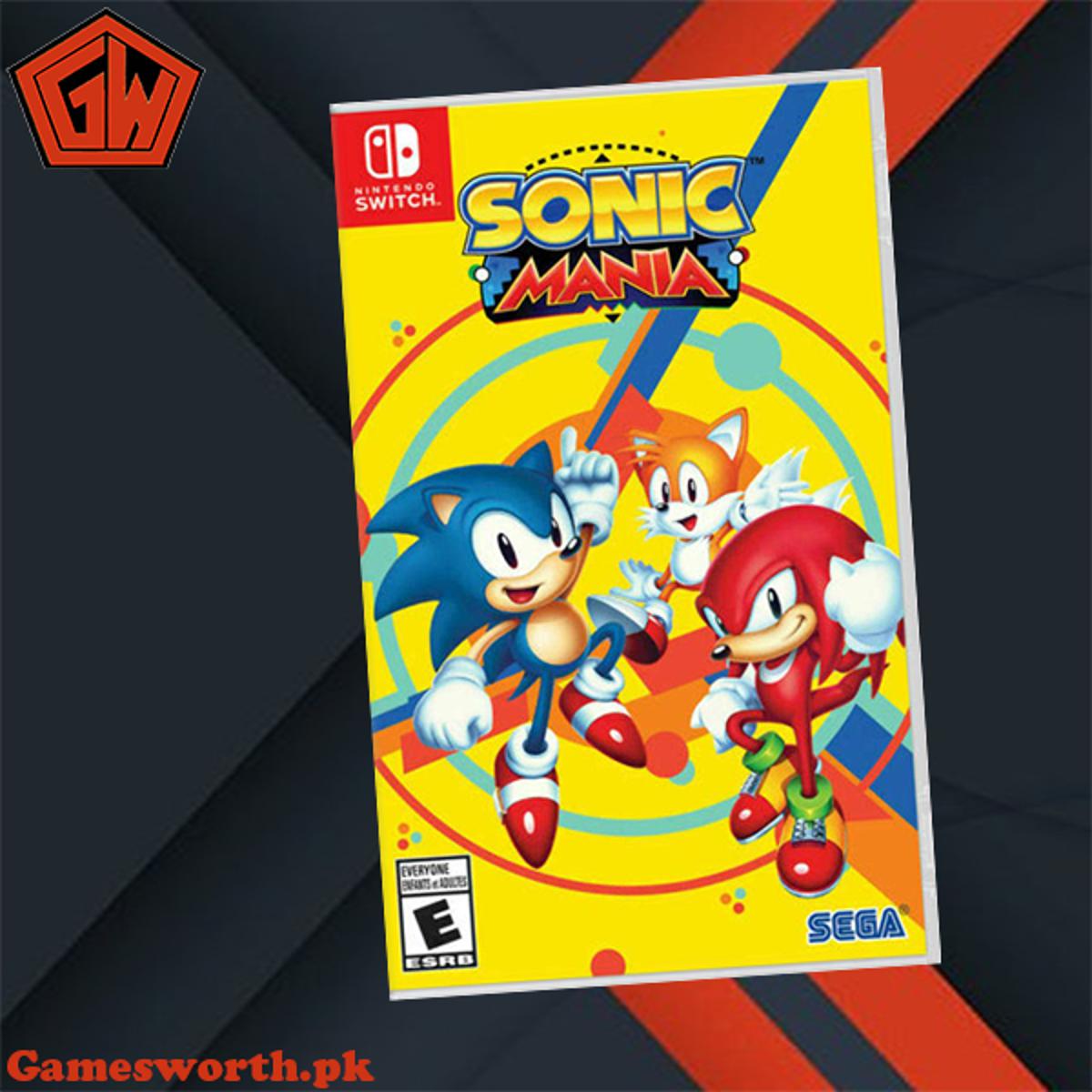 Sega Switch Sonic Mania SONIC MANIA NINTENDO SWITCH GAME