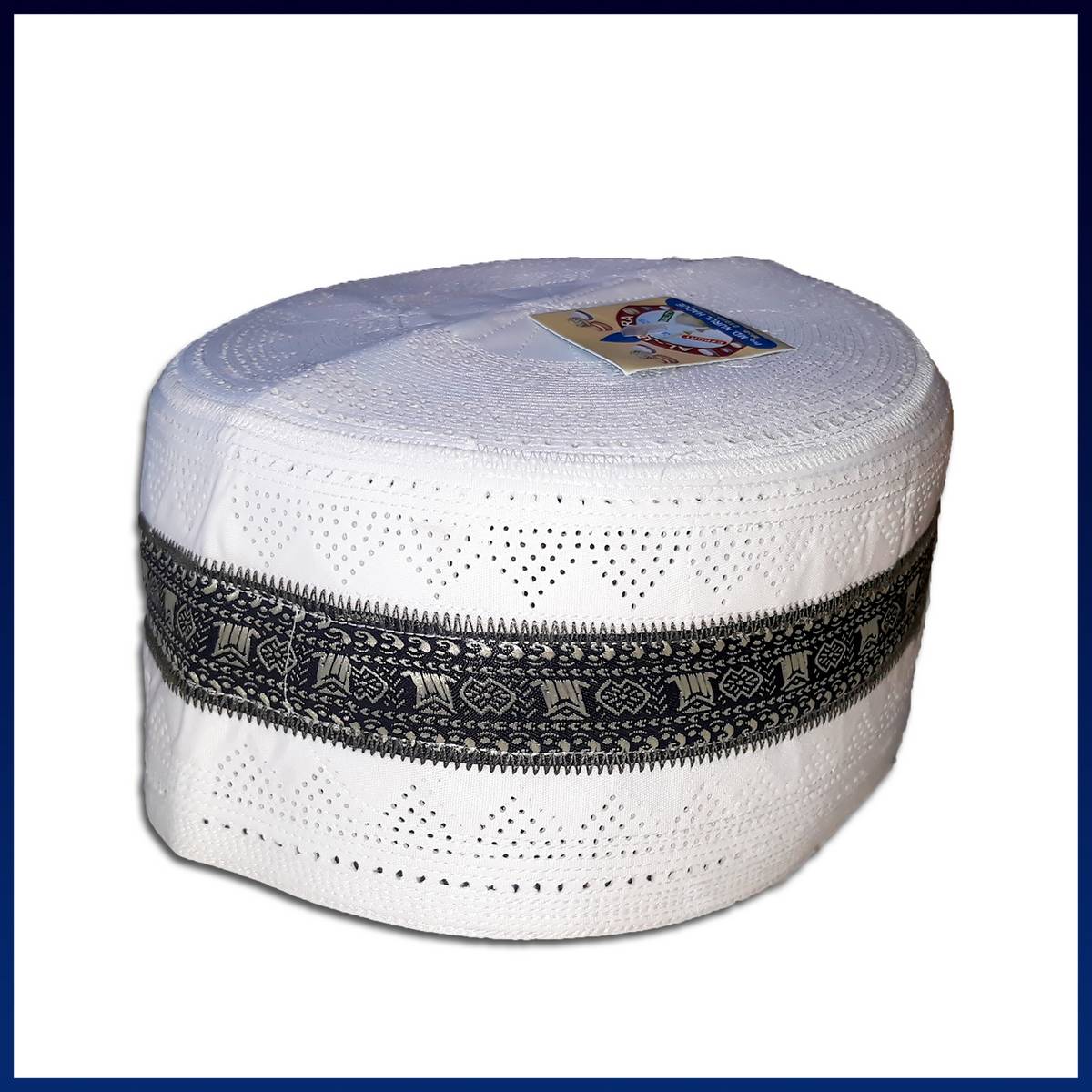 Prayer Cap Islamic Namaz Topi White 
