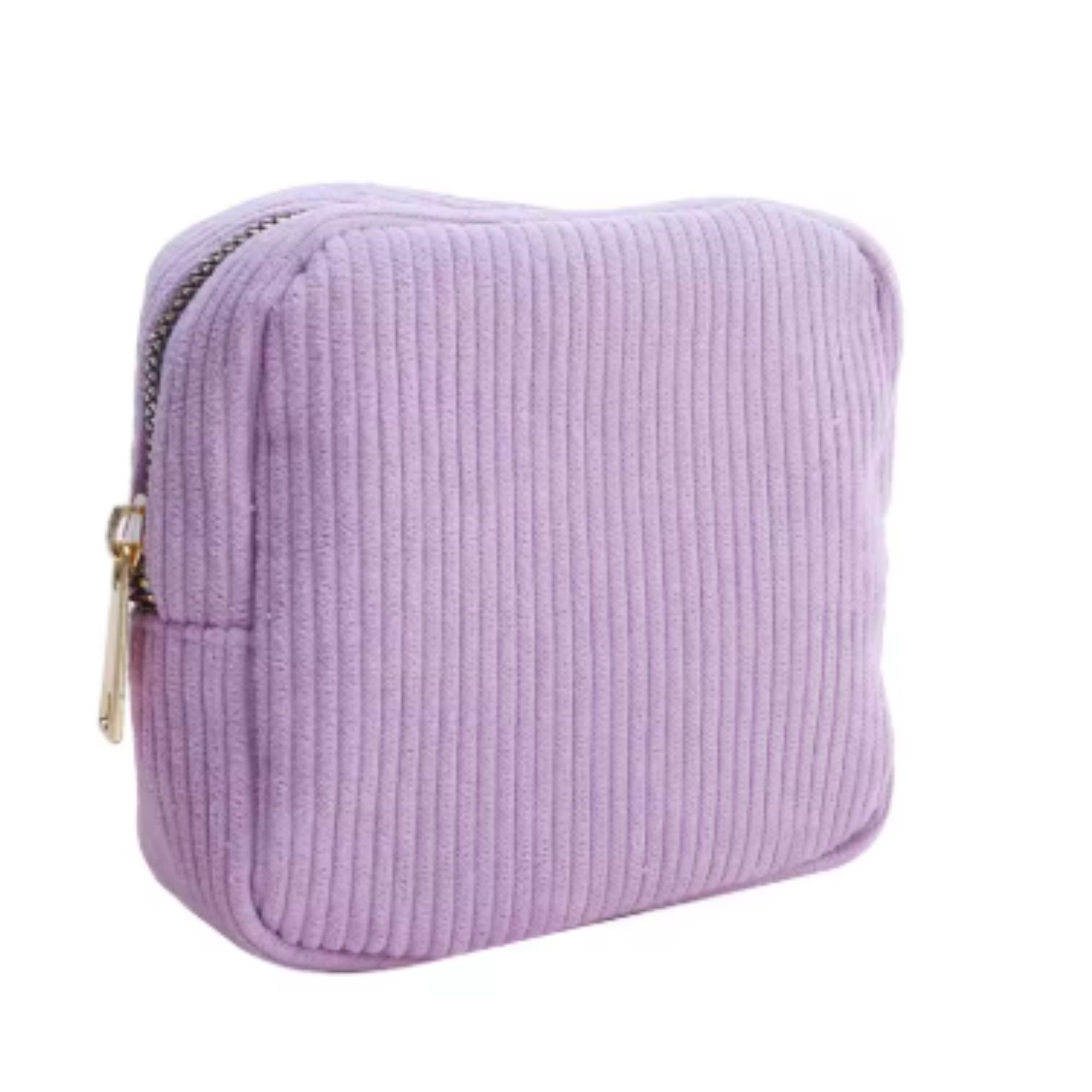 WOW Elegant Menstrual Pad Storage Bag - Portable Sanitary Napkin Organizer Pouch with Zipper Closure, Compact Travel & Everyday Essentials Bag, Available in Pink, purple, Beige - for Women, Gym, Travel,, Work