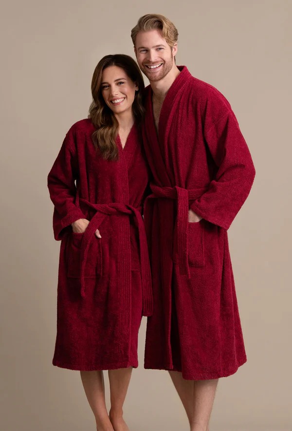 Stylish Kimono Style Terry Cotton Toweling Bathrobes.