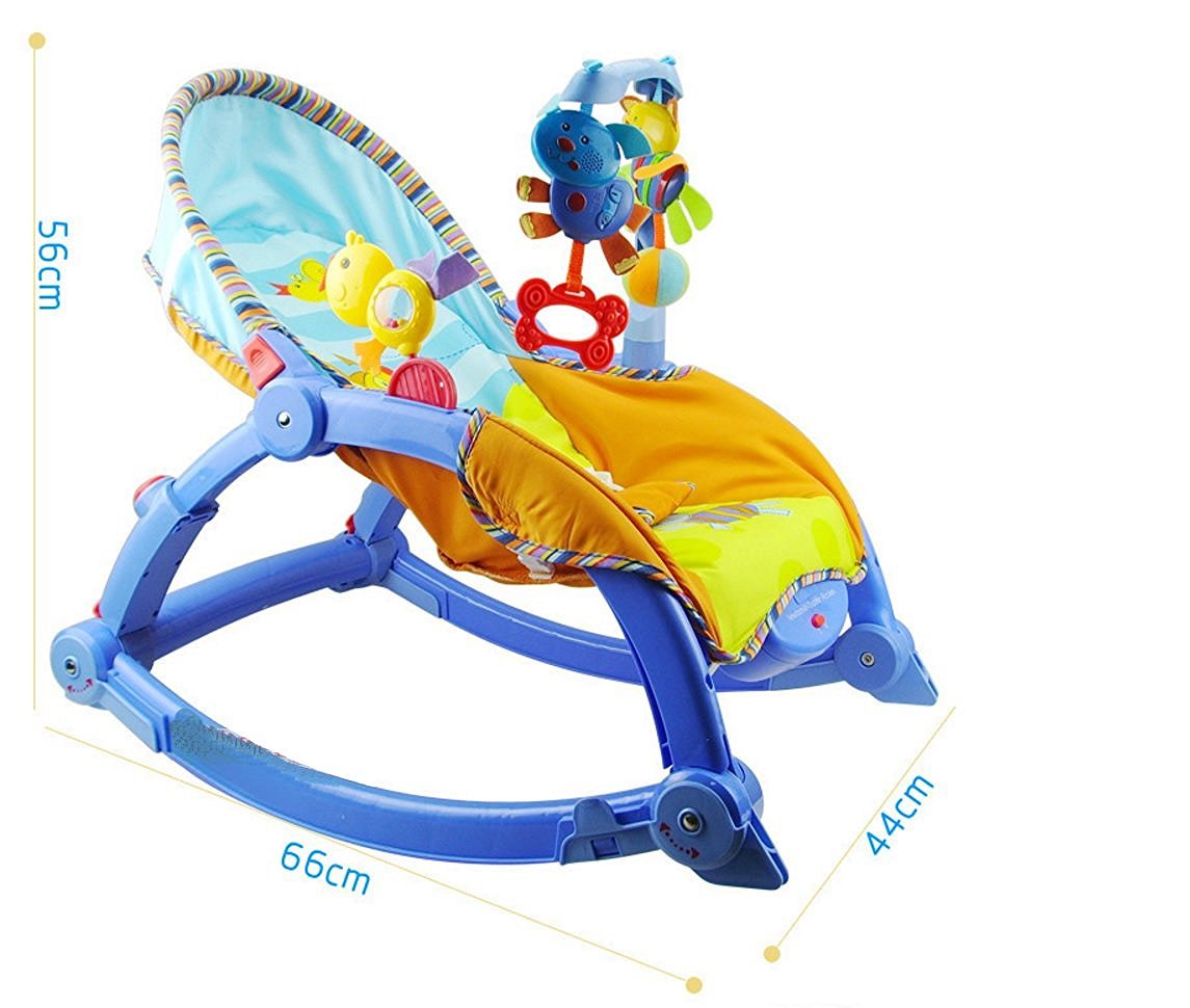 Jubilant Baby Portable Rocker ubilant Baby 3-in-1 Portable Rocker & Bouncer with Music, Hanging Toys ...