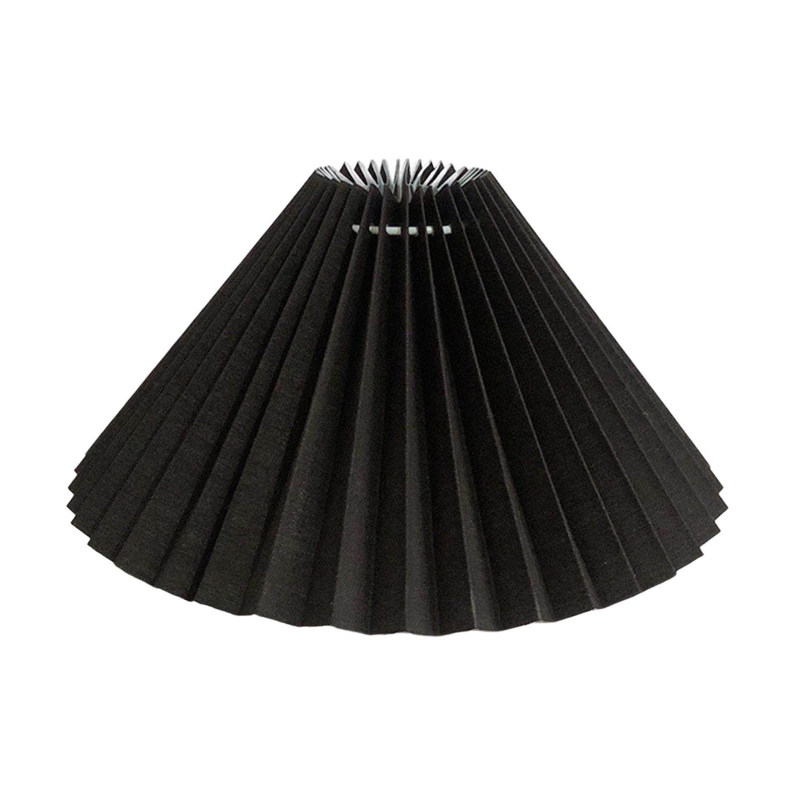 Pleated Lampshade Cloth Table Ceiling Light Shade Bedroom Fabric Daraz.pk