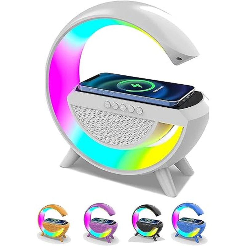 BT2301 Wireless Phone Charger Bluetooth Speaker With RGB Lighting