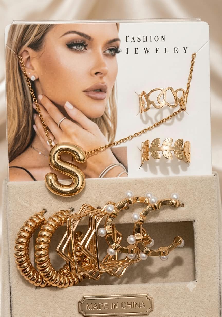 Pack Of 12 - Earrings Tops Fashion Women trendy stylish girls EarringE-5642