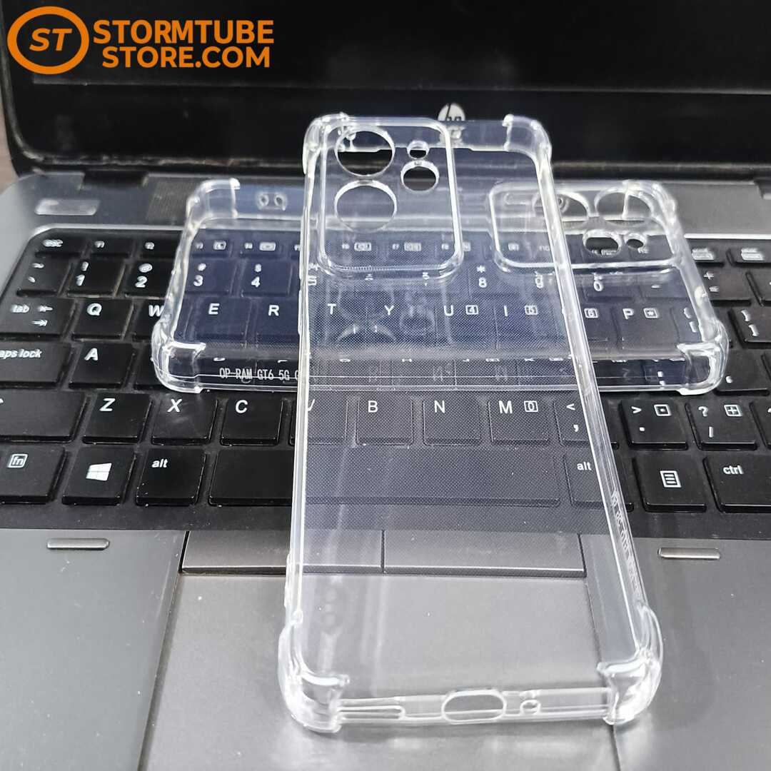 StormTubeStore Realme GT6, GT 6 NE0, GT6 NEO SE 5G Premium Transparent Soft TPU Back Cover/Case Edge To Edge Protection
