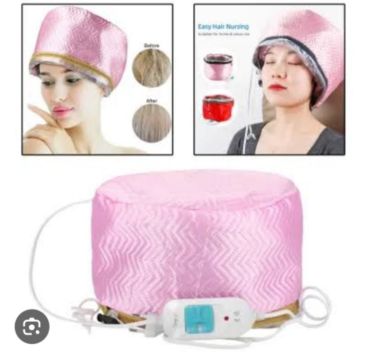 Hair Steamer Cap - Steamer with 3 Different Temperature Mode - Waterproof and Anti-electricity - Hair Accessories by EC MART