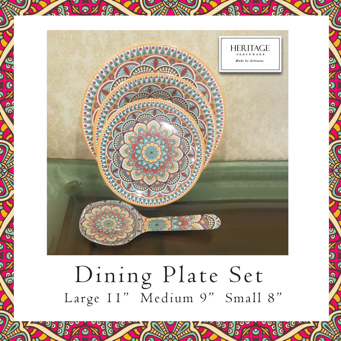 Dinner Plate Set [Set of 3] | Daraz.pk