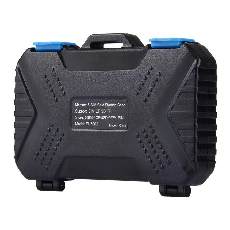 ENRG PULUZ 27-in-1 DSLR Camera Memory Card Case Water Dust Resistant Compact Storage Bag for CF SD TF SIM Cards Sim Pin Tool Size of Memory Cards and Standard Sims Micro Sims Nano Sims