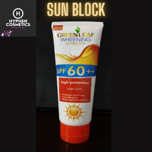 whitening sunblock for oily skin