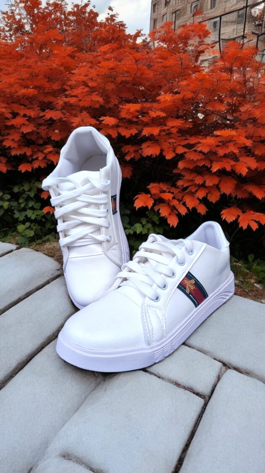 New Men Casual Lace-Up Canvas Sneakers | Comfortable PU Rubber Sole | Urban Style Everyday Wear