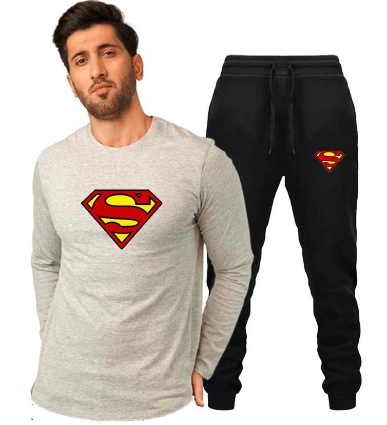 Summer Printed Tracksuit For Men & Boys - Soft & Comfortable Fabric T Shirt & Trouser Printed Tracksuit