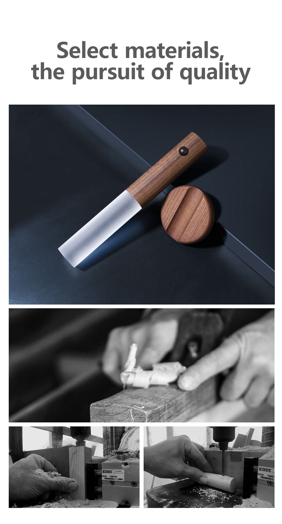 Led Wood Night Light Pir Motion Sensor Magnetic Wall Lamp Usb Rechargeable Lights Home Staircase Bedroom Lamp Bedside Lighting