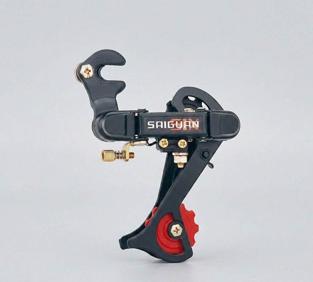 Spin City Bikes Premium Bicycle Rear Derailleur – Saiguan 6/7 Speed Precision Gear Changer for Mountain Bikes, Road Bicycles & Exercise Cycles| BICYCLE GEARS
