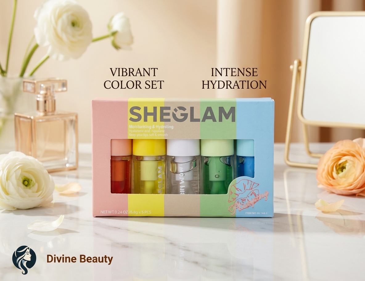 Sheglam Jelly Wow 5-in-1 Hydrating Tinted Lip Oil for Moisturized Glossy Lips