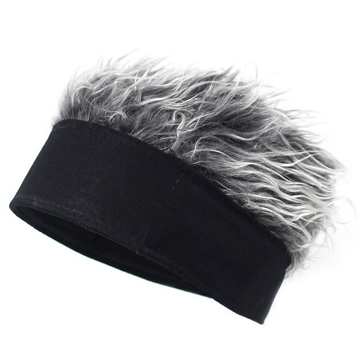 Men Women Beanie Wig Hat Fun Short Hair 