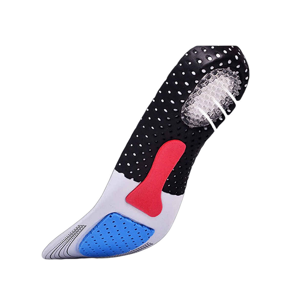 Silicone Gel Insoles Sport Running Insoles Orthopedic Pad Massaging Shock