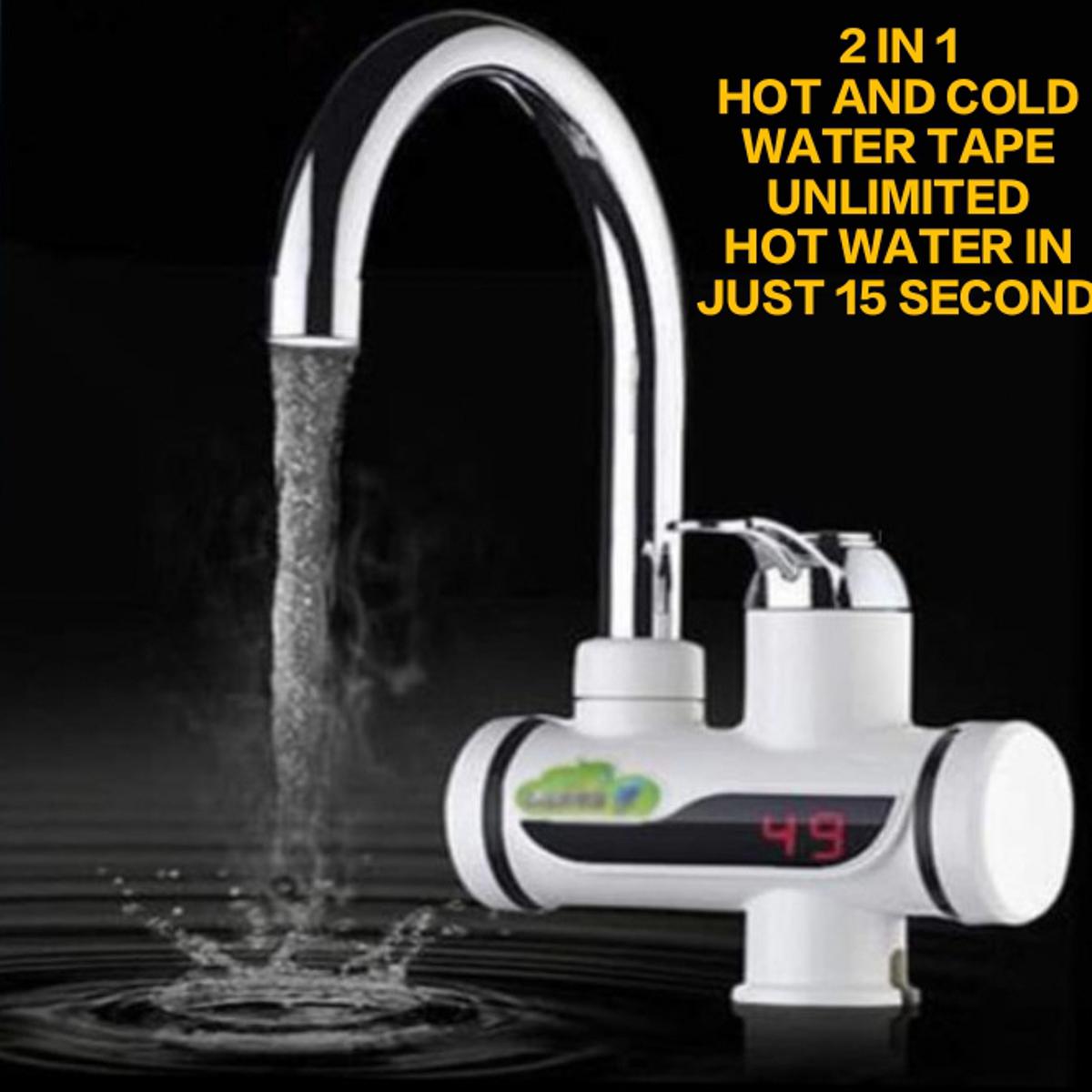 INSTANT ELECTRIC WATER HEATER TAPE / SHOWER , 2 IN 1 WATER TAPE HOT u0026 COLD,  HOT WATER IN 10 SECONDS , ELECTRIC WATER GEYSER IN WASH BAisAN, FOR WASH  BaiSAN