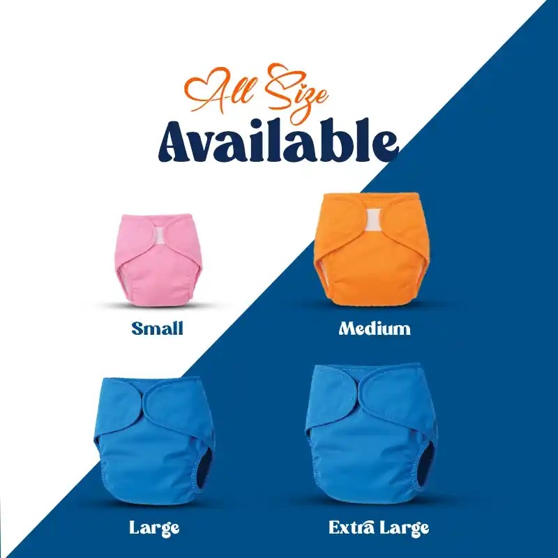 1 Pcs Kids Reusable Comfy Diaper Baby Washable 6 Layers Baby Cloth Diaper Reusable Cotton Elastic Waist Cloth Diapers Baby Nappy
