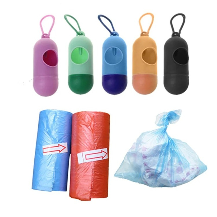 1pcs Dispenser + 3pcs Rolls Disopsable Baby Diapers Bag Box Kit Portable Baby Diapers Bags Rubbish Bags Garbage Bag Removable Box Nappy Bag with Rope/hooks