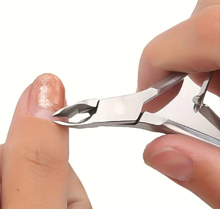 Cuticle Nail Nipper Cutter Uses In Manicure Pedicure - Stainless Steel