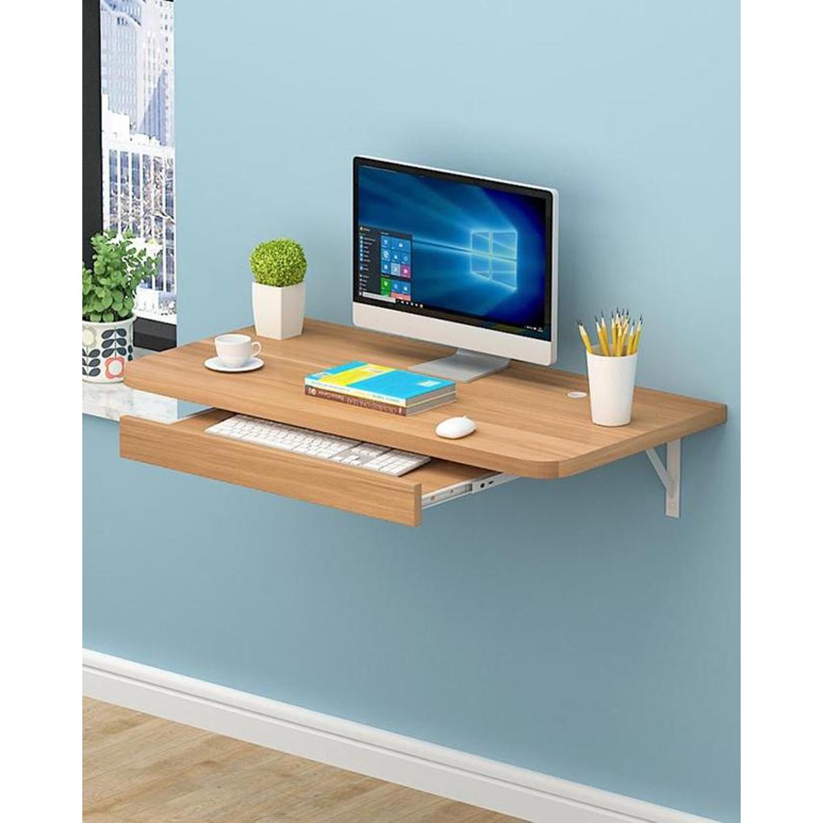 laptop table attached to wall