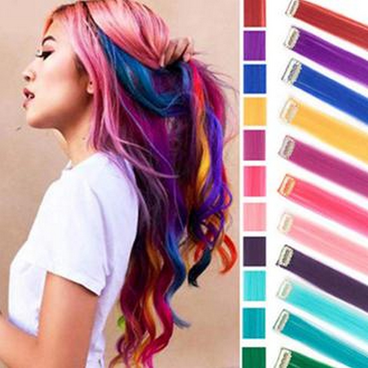 Single Clip in One Piece 10 Hair Extensions
