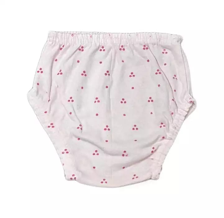 Pack Of 12 Diaper Cover Panties with Elastic Waist & Leg in Multicolor