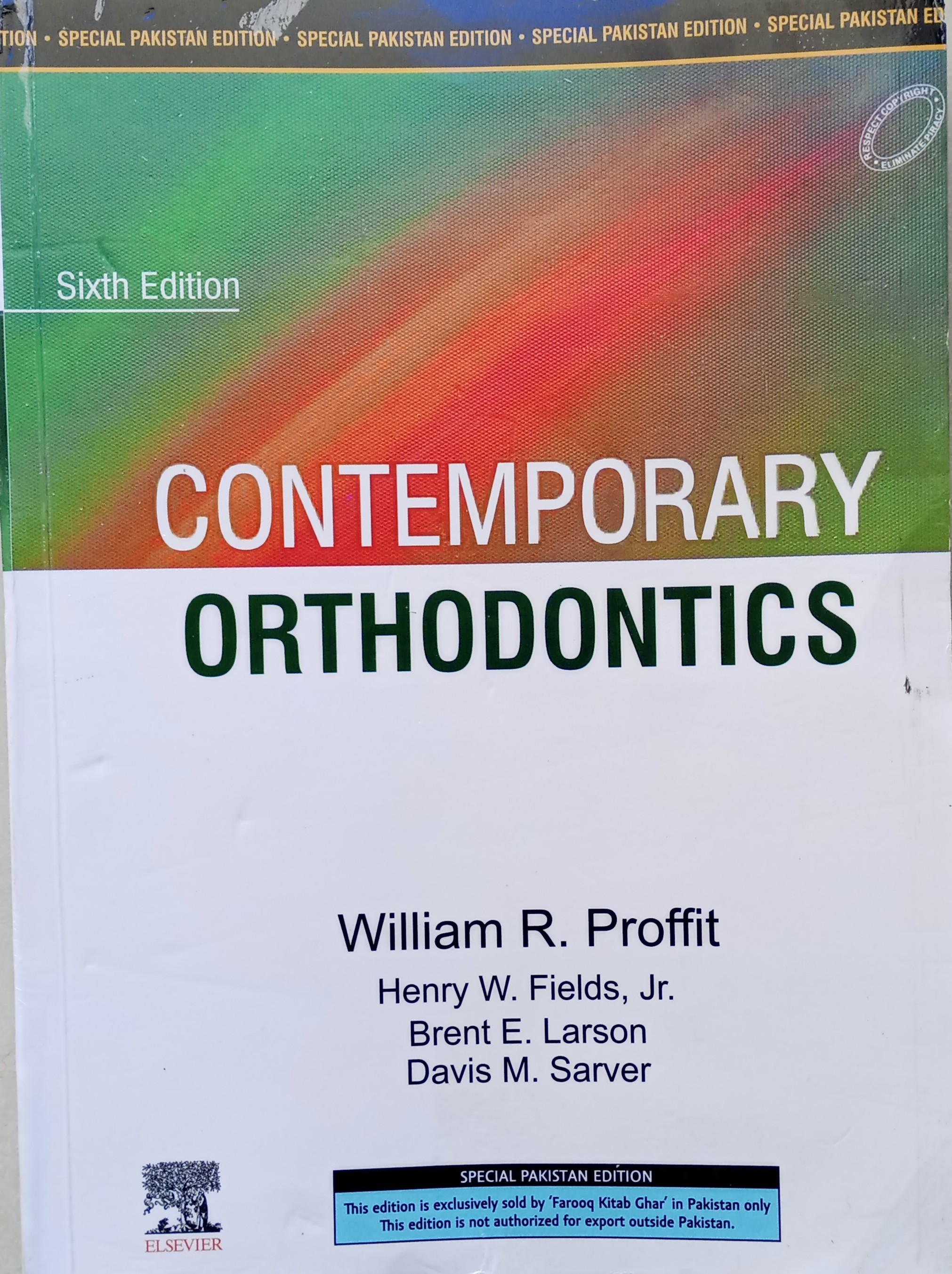 Contemporary Orthodontics 6th Edition by William R. Profit a High