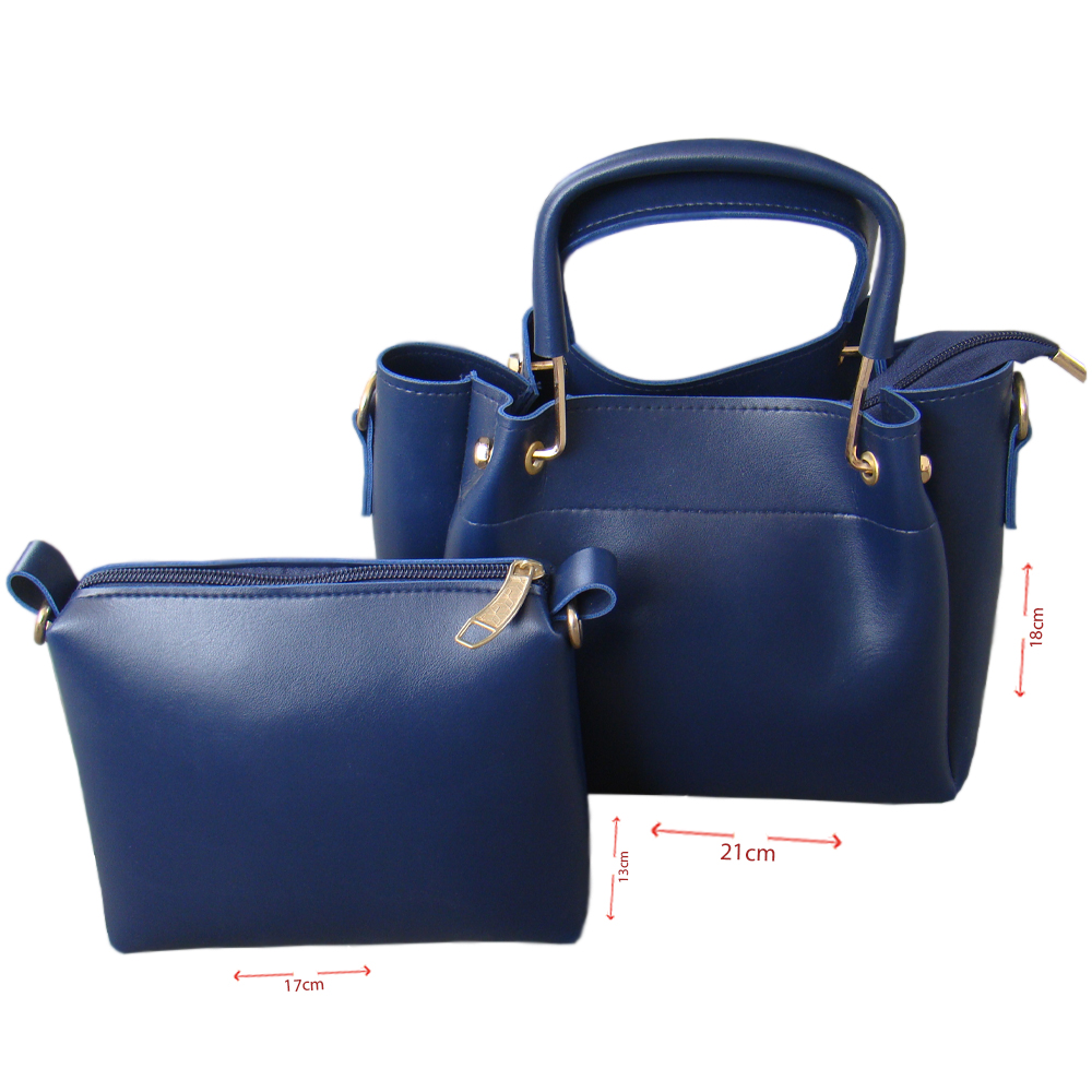 SOZ - Top Handle Hand Carry Handbag Set 