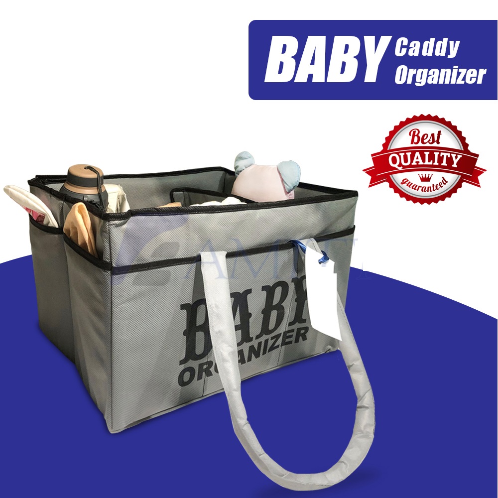 Baby Diaper Caddy Large Organizer Tote Bags Portable Holder Bag Car
