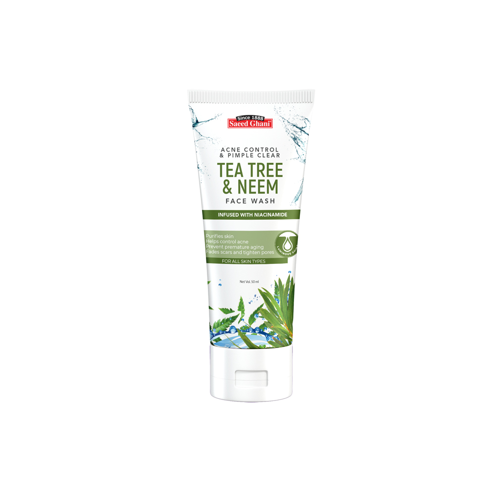 Saeed Ghani Acne Control & Pimple Clear Tea Tree & Neem Face Wash 50ml