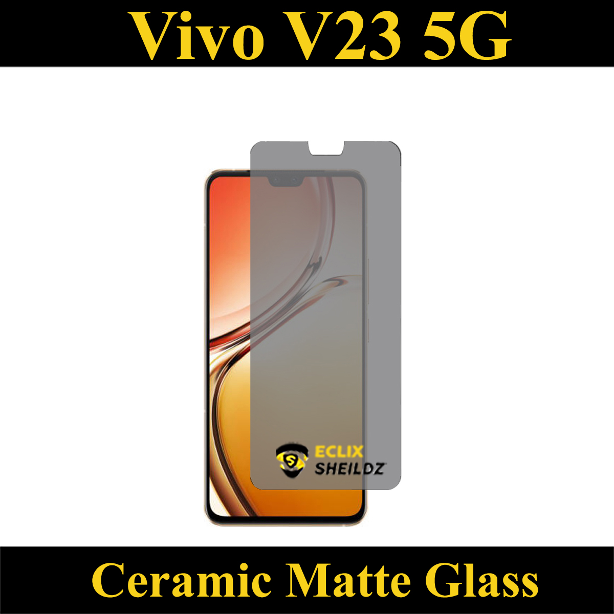 vivo v23 matte tempered glass