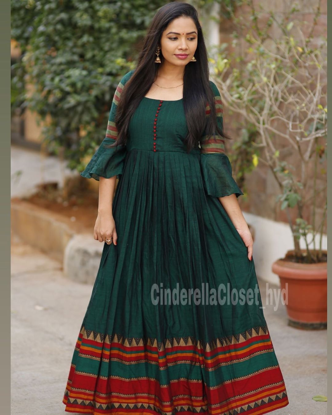 long patti frock design