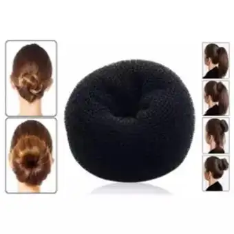 Hair Donut Bun Maker Black Buy Online At Best Prices In