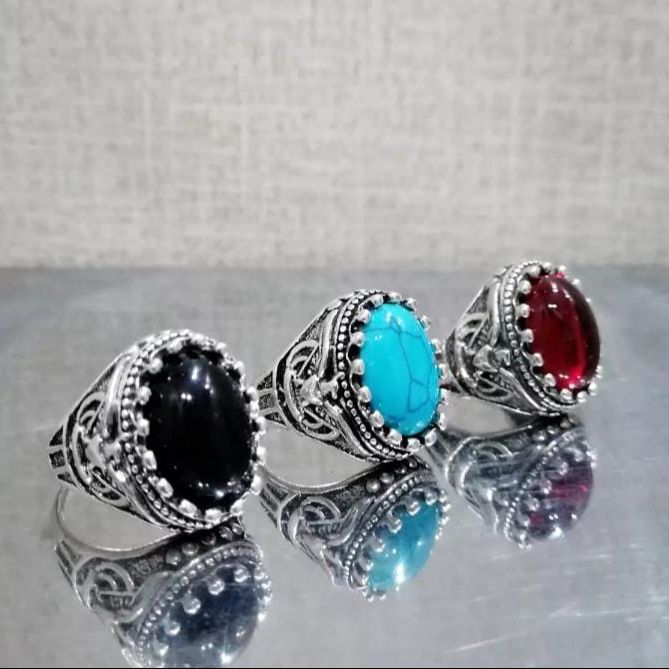 Pack of 3 Turkish Design Rings For Men