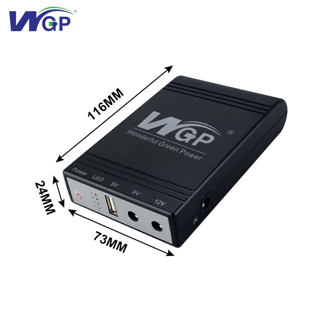 Vhbw - vhbw Mini UPS onduleur pour routeur, caméra IP, modem, ordinateur -  Alimentation sans interruption USB 5 V / DC 9 V / DC 12 V, 1,0 A - Modem /  Routeur / Points d'accès - Rue du Commerce