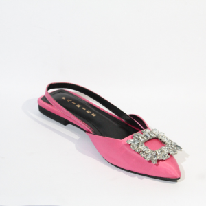 Cristina Flat Barbie Pink pump