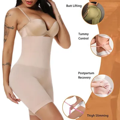 Thong Shapewear For Women Tummy Control High Waisted Thongs Slimming Body  Shaper Panty Lower Belly Pants Lower Waist