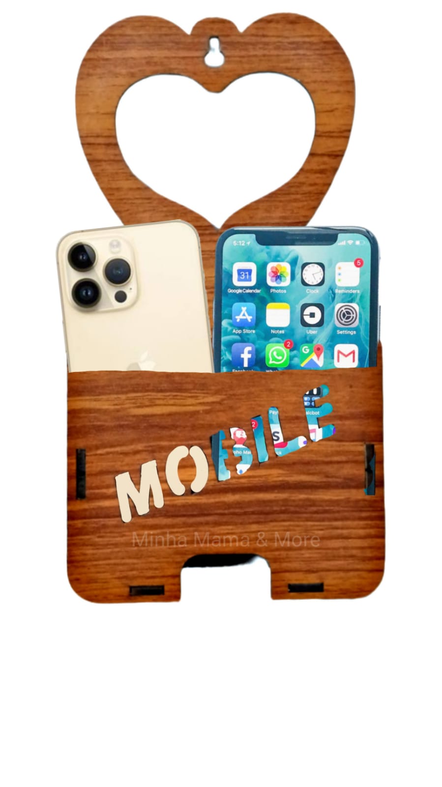 Wall-Mounted Wooden Organizer for Keys, Phone, and Other Essentials - Modern Home Decor Accessory